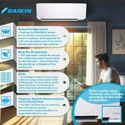 Daikin 24000 BTU 18 SEER2 R32 Entra Series Ductless Air Conditioner Heat Pump with 15 ft. Pre-Flared Installation Kit and Bracket - R32