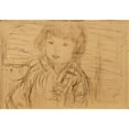 thumbnail image 3 of Pierre Bonnard 24x18 Black Modern Framed Museum Art Print Titled - Isabelle Lecomte Du Noodles Infant, 3 of 5