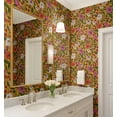thumbnail image 4 of S4sassy Self-Stick Decorative Wallpaper, Vibrant Wildflower Bloom Wall Paper, Vinyl Waterproof Contact Paper, Yellow, 25"x120" Removable Renter Friendly Wall Covering For Bedroom, Dining room, 4 of 9