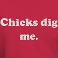 thumbnail image 3 of CafePress - Chicks Dig Me. Dark T Shirt - Men's Classic Graphic Cotton T-Shirt, 3 of 4