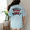 thumbnail image 3 of Muscle Mommy Lifting Club Oversized Gym Shirt, Pump Cover Tee for Women, Girls Who Lift, Workout Gift for Her, 3 of 7