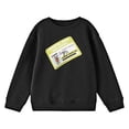 thumbnail image 4 of Scooby Doo Scooby's Crystal Cove High School ID Youth Black Crew Neck Sweatshirt-XS, 4 of 5