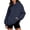 Navy, variant on Women's Oversized Fleece Hoodie Comfy Loose Fit Pullover Sweatshirt Fall Winter Clothes
