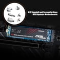 thumbnail image 4 of Kit de tornillos SSD M.2 Nvme KBRPARTS de 30 piezas para Asus ASRock Gigabyte MSI, 4 of 6