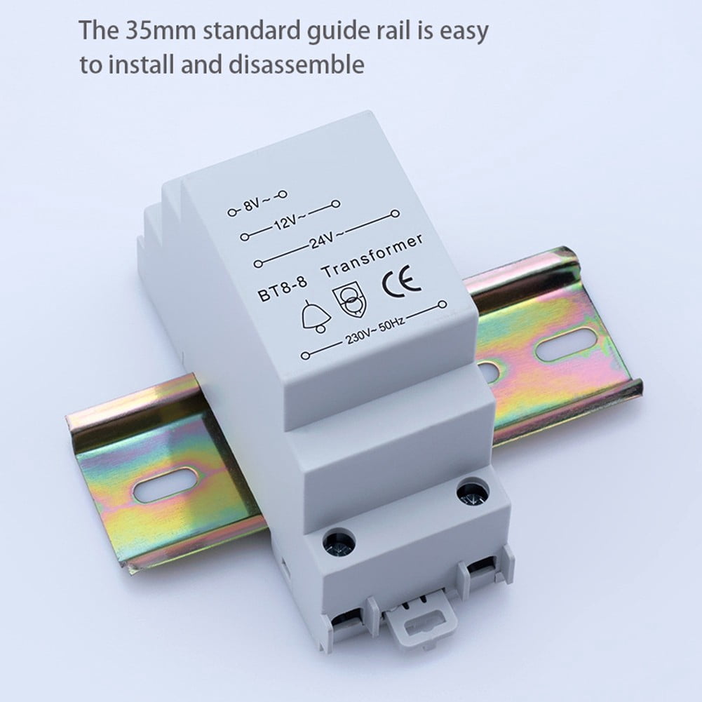 For Wired Doorbell 220-240V Input 8V 12V 24V Output Doorbell Installation Door Chime Transformer With Options Power Supply