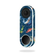 MightySkins NEHEL-Saltwater Compass Skin for Nest Hello Video Doorbell - Saltwater Compass