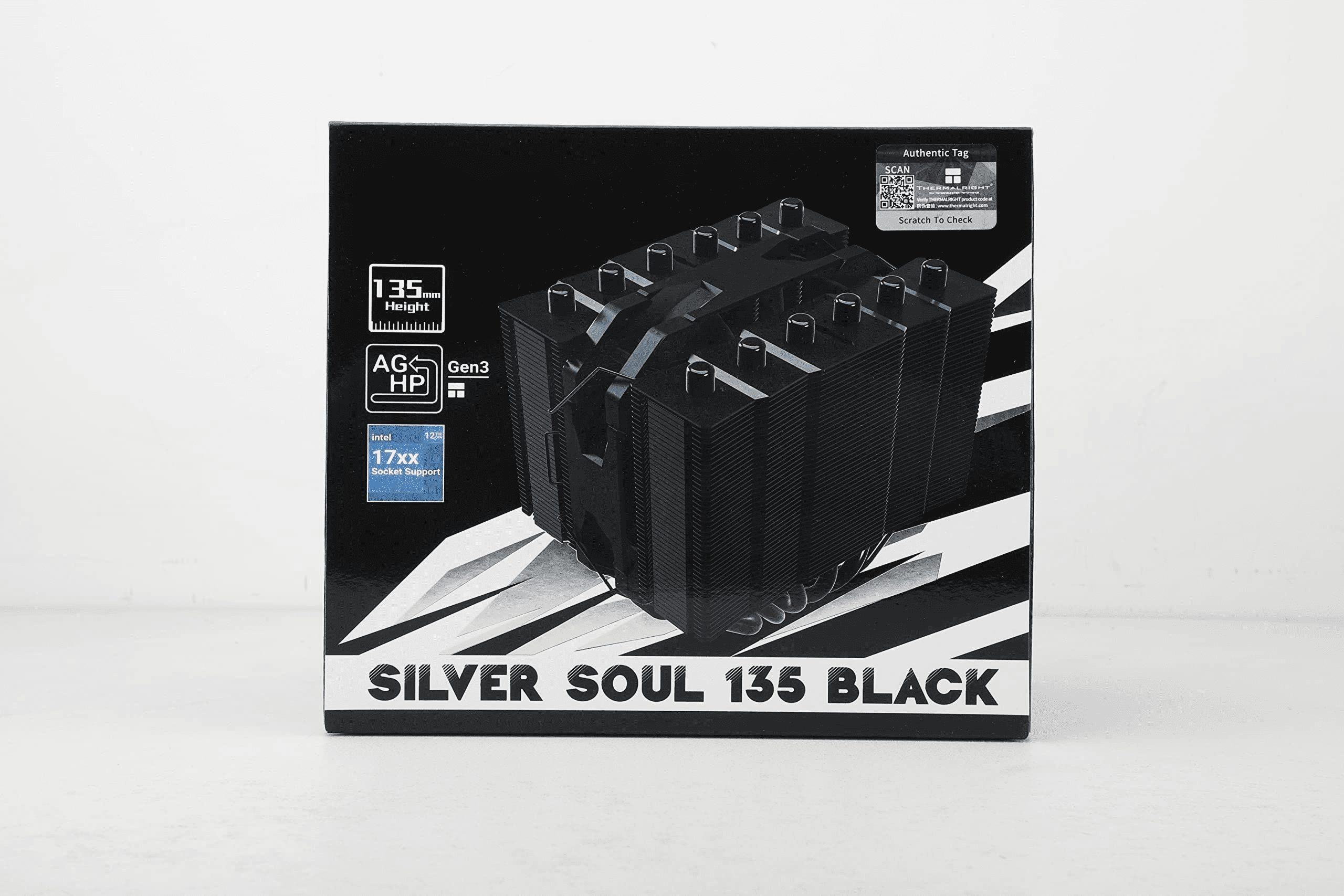 Thermalright For Silver Soul 135 Black Dual Tower CPU Air Cooler for Computer Case 6x6mm Heat Pipes Copper & Aluminum Heatsink Cover
