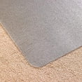 thumbnail image 2 of Floortex Cleartex 1115226EV Advantagemat Pvc Rectangular Chair Mat For Standard Pile Carpets 0.38 In., Clear 48 X 60 In., 2 of 6