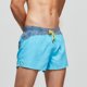 thumbnail image 5 of Hombres Casual Patchwork Cintura baja Boxer recto Tres puntos Pantalones cortos Pompotops  oipoqjl22428, 5 of 7