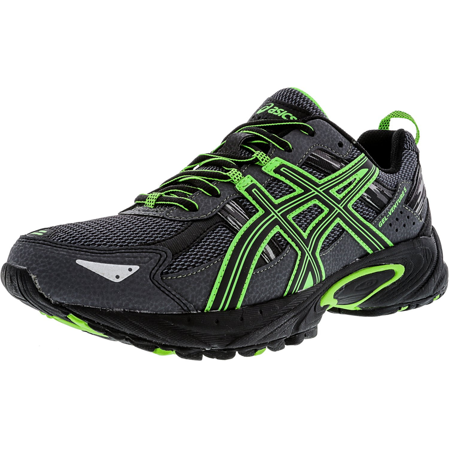 ASICS Asics Men's GelVenture 5 Carbon / Black Green Gecko AnkleHigh