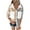 Khaki, variant on Fesfesfes Plush Lined Coat for Women Casual Solid Hooded Plush Warm Jackets Zipper Cardigan Tops Coat