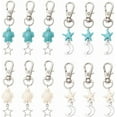 thumbnail image 1 of 20 llaveros de tortuga marina de la suerte en 4 estilos, llaveros de océano, turquesa, estrellas de mar de verano, colgantes de animales de playa, llaveros decorativos, 1 of 9