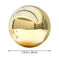 thumbnail image 4 of Stainless Steel Gazing Globe Mirror Ball Reflective Gazing Ball, 4 of 6
