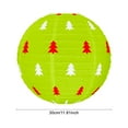 thumbnail image 6 of Dserfhy Red And Green Paper Lantern 12 Inches Christmas Hanging Round Lantern for Indoor Outdoor Holiday Ceiling Decor, 6 of 7