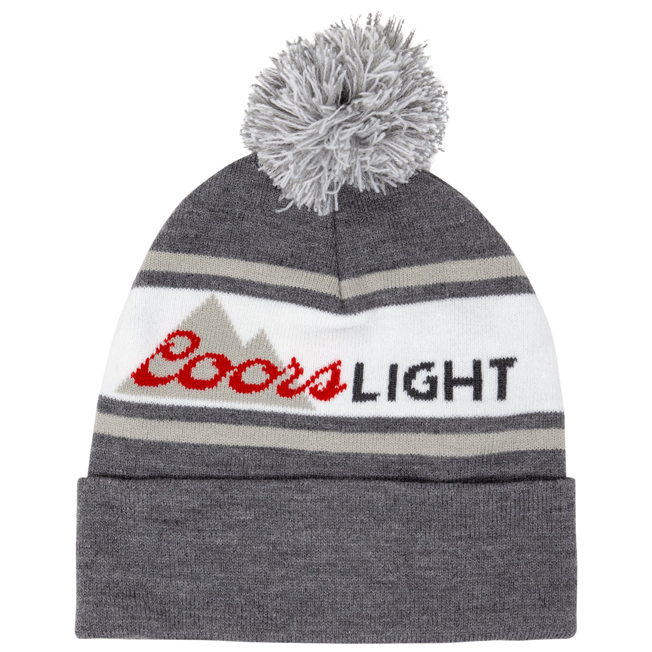 Coors Light Beer Grey And White Winter 
