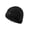 Black, variant on Slouchy Knit Beanie for Men Women - Warm Windproof 100% Acrylic Foldable Brim Lightweight Winter Hat