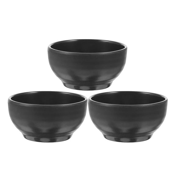 Tazones de salsa de 3pcs Tazón para el tazón de condición de hogar Servido plato de salsa de plato de aperitivo