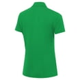thumbnail image 3 of Women's Antigua Kelly Green Philadelphia Eagles St. Patrick's Day Era V-Neck Polo, 3 of 4