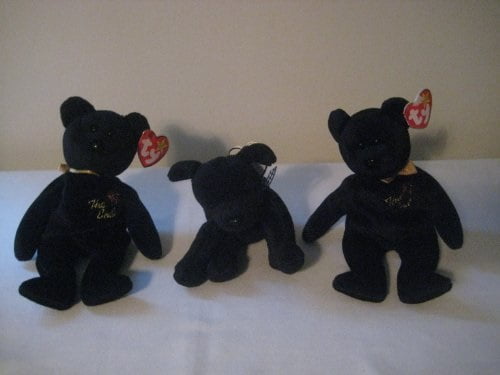 black the end beanie baby