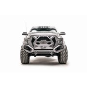 Fab Fours GR2900-1 Grumper Grill/Front Bumper; 2 Stage Black Powder Coated; Combines Both Grille And Bumper; 2018 Ram 2500