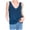 P Blue, variant on Womens Plus Size Chiffon Tank Top Sleeveless Summer Basic Layering Blouse Undershirt Shell Top Relaxed Fit XXL