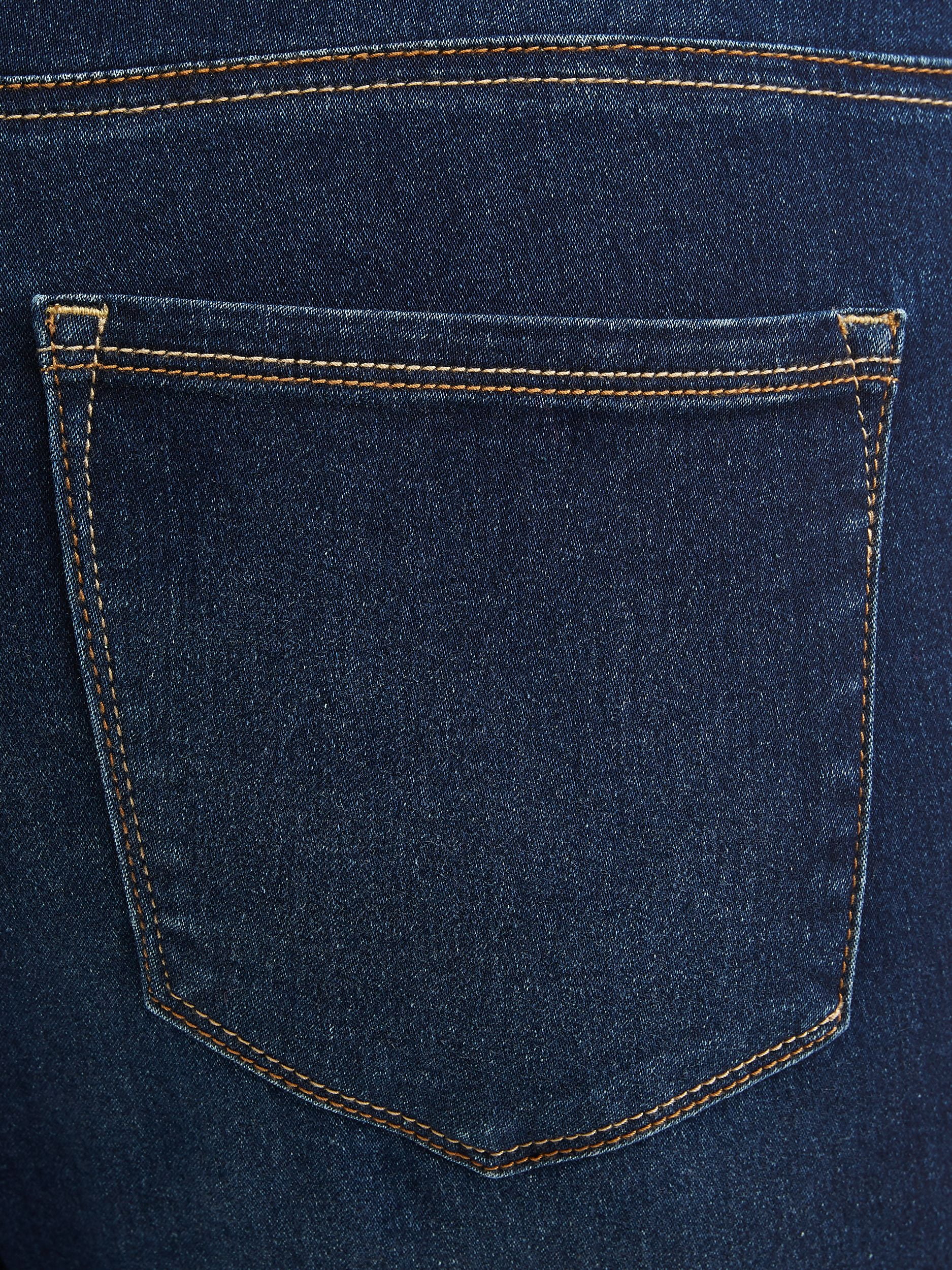 A3 Denim Women's Plus Size Stretch Denim Overalls with Cuffs
