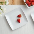 thumbnail image 3 of Better Homes & Gardens  Porcelain Square-Shaped Dinner Plate, White，27,3 cm, 3 of 4