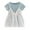 Blue, variant on Gyratedream Baby Girls Short Sleeve Lace Tutu Princess Dress Summer Knit Tops Sun Dress (0-24 Months,Yellow)