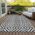 thumbnail image 6 of Addison Rugs Chantille Indoor/Outdoor Transitional Geometric Black Washable Rectangle Rug, 3' x 5', 6 of 6
