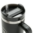 thumbnail image 2 of Pittman Outdoors 40 oz. Black Insulated Tumbler - Double Wall Vacuum, Stainless Steel, Hot & Cold, 2 of 7