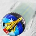 thumbnail image 3 of Tubo de Nieve Inflable Portátil Fácil de Inflar Y Desinflar con Congelación con Asas de Deportiva Baoblaze Tubo de nieve inflable 120 cm, 3 of 8