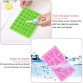 thumbnail image 3 of BUZIFU 4 Pack Candy Silicone Molds, Gummy Bear Moulds Silicone Mould Gumdrop Jelly Molds Mini Gummy Bear Mold Ice Cube Trays Chocolate Moulds with 2 Droppers for Sweets Fondant Cake Decor, 3 of 8