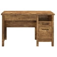 thumbnail image 3 of Delwin Lift Top Office Desk with File Cabinet Antique Nutmeg, 3 of 9