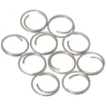 thumbnail image 1 of Anillos divididos Barton de acero inoxidable grandes de 14 mm, paquete de 10, 1 of 1