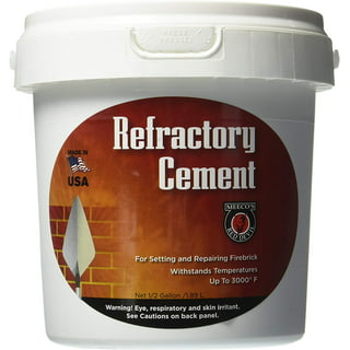 Simond Store Castable Refractory Cement, 60% Alumina Hydraulic Bonded Dense  Cement Castable, 2912F Rated, High Temp Cement for Foundry Furnace Kiln