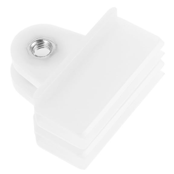 Universal Car Window Glass Clips for Secure Fixing and Retention 2 Pieces White Plastic
