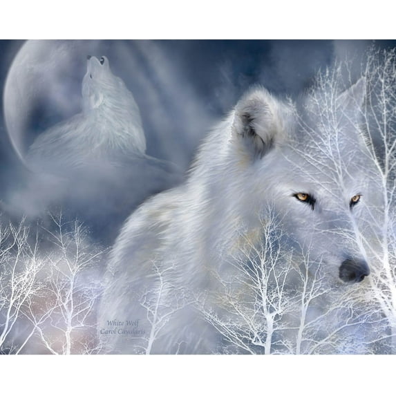 Cavalaris "White Wolf" Glossy Poster