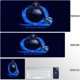 thumbnail image 3 of Alfombrilla de ratón de gran tamaño g-God of War, accesorios de oficina, teclado, alfombrilla para ordenador, armario, escritorio, alfombrilla de ratón antideslizante de goma de Anime, 3 of 5