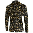 thumbnail image 6 of Men's Print Suit for Holiday Parties Stylish Printed Jacket and Trouser Set for Men Two-Piece Suit for Festive Celebrations, 6 of 9