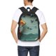 thumbnail image 4 of Easygdp Paper Fox Crow Fantasy Mochila de Gran Capacidad Minimalista Ideal para Escuela, Viajes y Uso Diario, 4 of 6