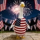 thumbnail image 2 of Lekihaqq Goose Outdoor Porch Decoration Holiday Clothes Flag Cute Garden Yard Theme Costume, 2 of 6
