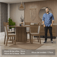 thumbnail image 4 of Juego de Comedor con Mesa y 4 Sillas Madesa Sheila MC, 4 of 5
