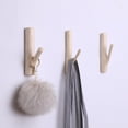 thumbnail image 5 of Set of 2 Vintage Wooden Wall Hooks Natural Branch Design Rustic Coat Hangers for Home Decor, 5 of 7