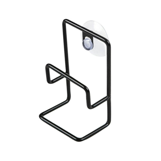 Uklsqma Support de Rangement pour Éponge d'Évier Zzp251240040 / Porte-Éponge de Cuisine en Fer Forgé avec Ventouse / Cintre pour Chiffon de Vaisselle Résistant à la Rouille / Organisateur d'Évier à Drainage Rapide pour Éponges Savons Brosses