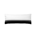 thumbnail image 2 of Black White Striped Throw Pillow Covers, Modern Abstract Art Aesthetics Soft Breathable Pillow Cases with Invisible Zipper for Sleeping, Long Body Pillowcases for Couch Bed Sofa Chair 20x54 Inches, 2 of 6