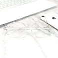 LifeArt Round Frame Blue Light Blocking Reading Glasses, Computer ...