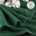thumbnail image 4 of Hearth & Harbor Bath Towel Collection, 100% Cotton Luxury Set of 12 Multipurpose Wash Cloths - Hunter, 4 of 7