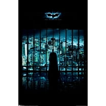 DC Comics Movie - The Dark Knight - Batman View Of The City One Sheet Wall Poster, 14.725" x 22.375"