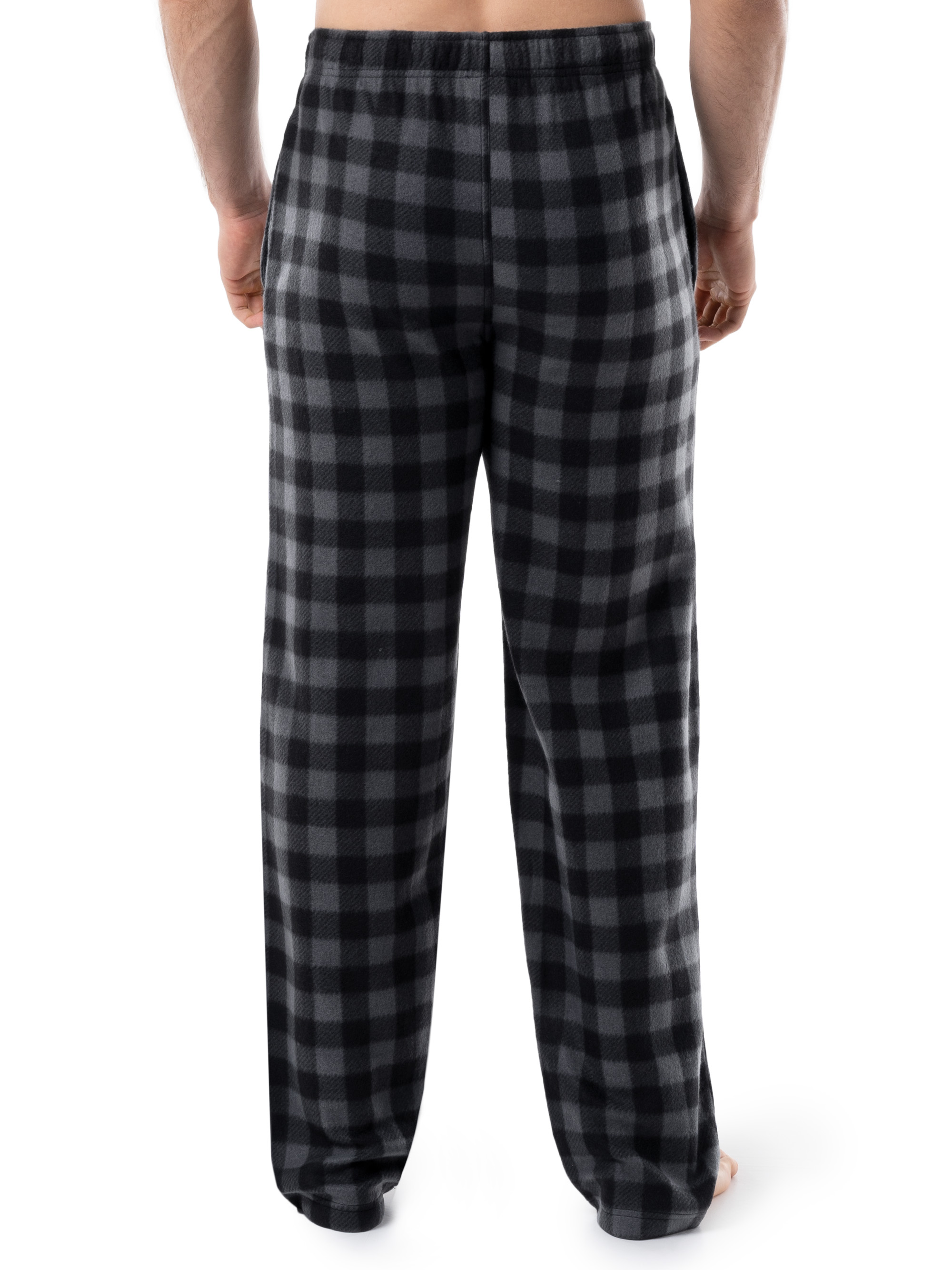 Fruit of the Loom Men's Plaid Fleece Pajama Pants, 2-Pack photo 4