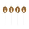 Creative Converting 4 Count Sports Fanatic Football Shaped Pick Candles